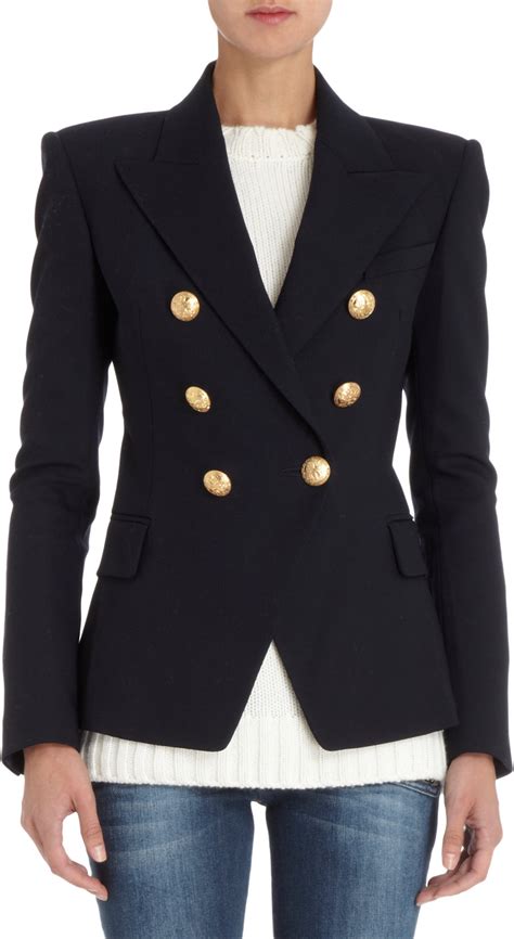 navy blazer gold buttons womens